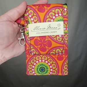 NWT Olivia Moss Cell Phone Caddy with Clip